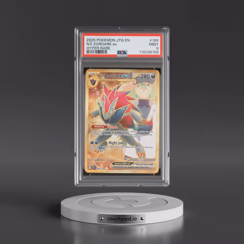 2025 Pokémon Jtg EN-Journey Together #189 N's Zoroark EX - Holo Hyper Rare (PSA 9 MINT)
