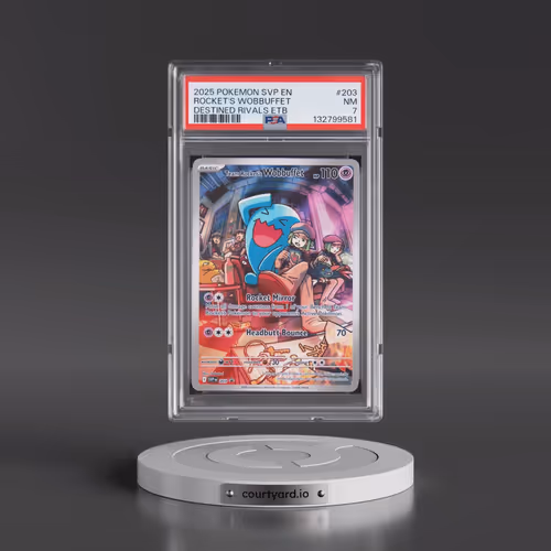 2025 Pokémon Svp EN-SV Black Star Promo #203 Team Rocket's Wobbuffet - Destined Rivals Elite Trainer