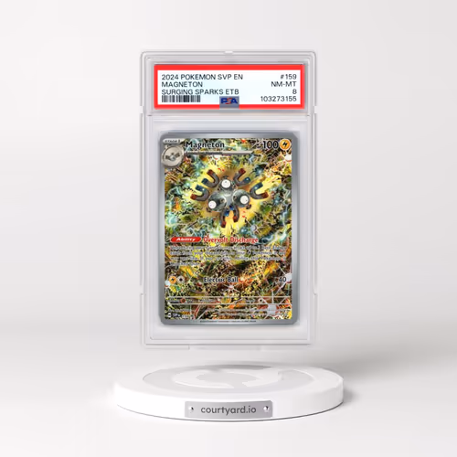 2024 Pokémon Svp EN-SV Black Star Promo #159 Magneton - Surging Sparks Elite Trainer Box (PSA 8 NM-M
