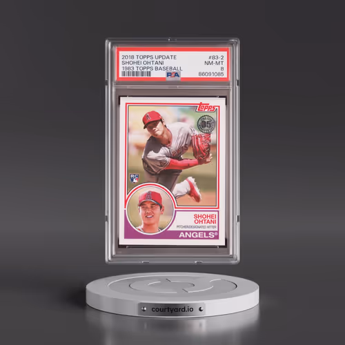 2018 Topps Update 1983 Topps Baseball #83-2 Shohei Ohtani (PSA 8 NM-MT)