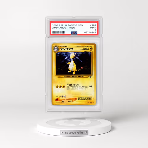 2000 Pokémon Neo #181 Ampharos - Holo (PSA 9 MINT)