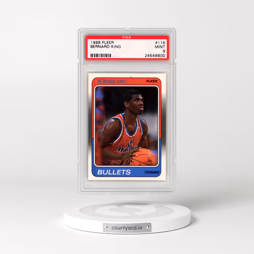 1988 Fleer #116 Bernard King (PSA 9 MINT)