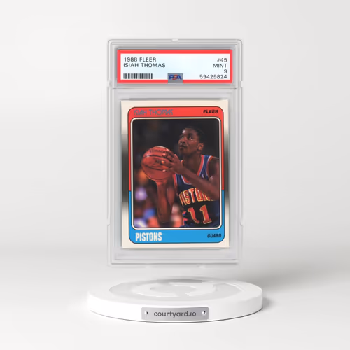1988 Fleer #45 Isiah Thomas (PSA 9 MINT)