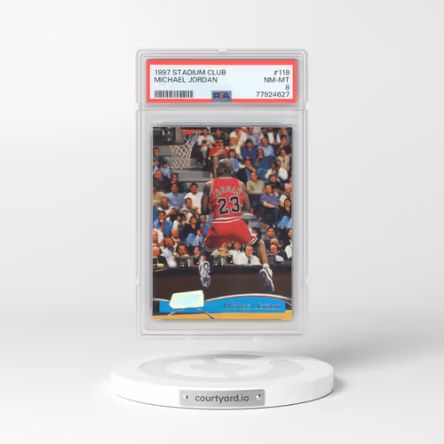 1997 Stadium Club #118 Michael Jordan (PSA 8 NM-MT)