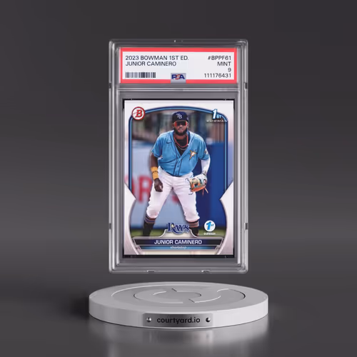 2023 Bowman 1st Edition #BPPF61 Junior Caminero (PSA 9 MINT)