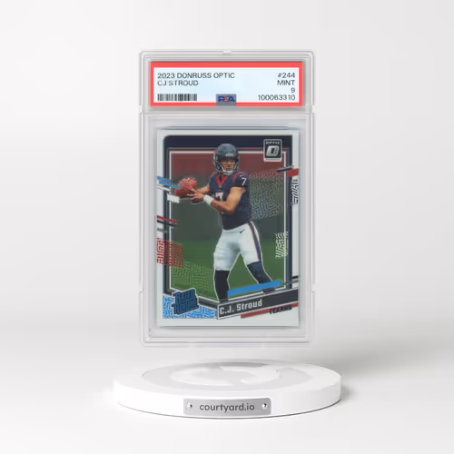 2023 Panini Donruss Optic #244 CJ Stroud (PSA 9 MINT)