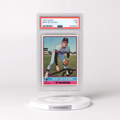1976 Topps #235 Bert Blyleven (PSA 7 NM)
