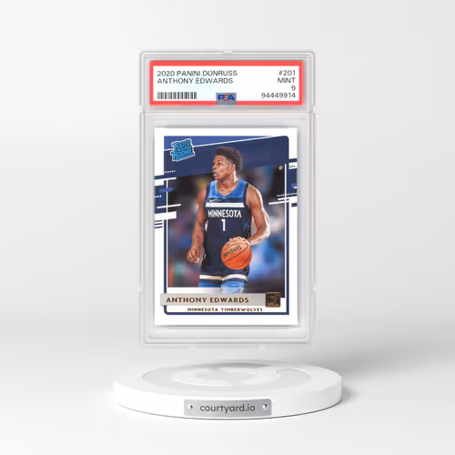2020 Panini Donruss #201 Anthony Edwards (PSA 9 MINT)