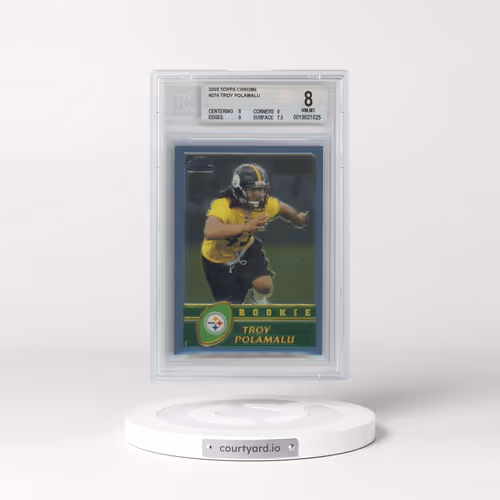 2003 Topps Chrome #274 Troy Polamalu (BGS 8 NM-MT)