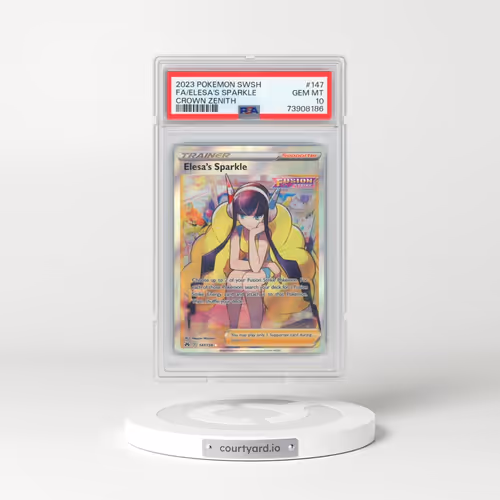 2023 Pokémon Sword and Shield Crown Zenith #147 Elesa's Sparkle - Full Art (PSA 10 GEM MINT)