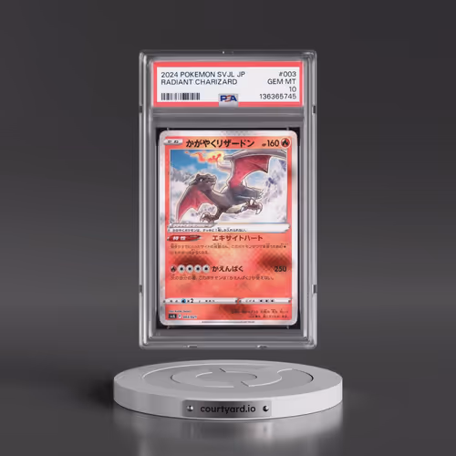 2024 Pokémon Svjl-Battle Master Deck Terastal Charizard EX #003 Radiant Charizard - Holo (PSA 10 GEM