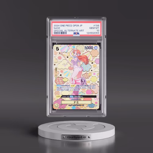 2024 One Piece Japanese OP09-Emperors in the New World #106 Nami - Special Alternate Art (PSA 10 GEM