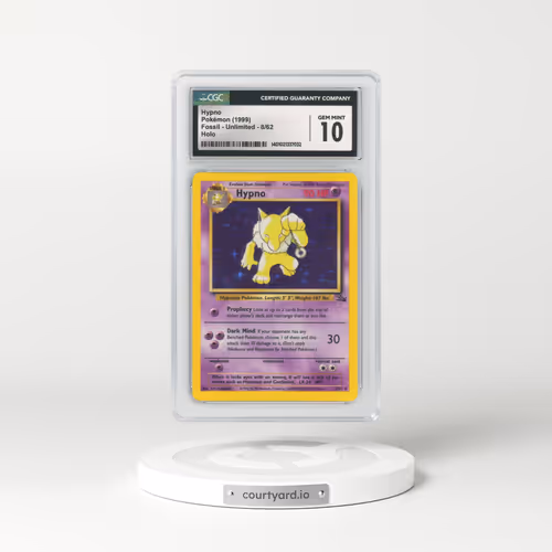 1999 Fossil #8 Hypno - Holo Galaxy Star Holo (CGC 10 GEM MINT)
