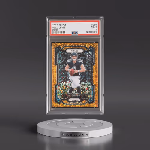 2023 Panini Prizm #397 Will Levis - Disco Prizm (PSA 9 MINT)