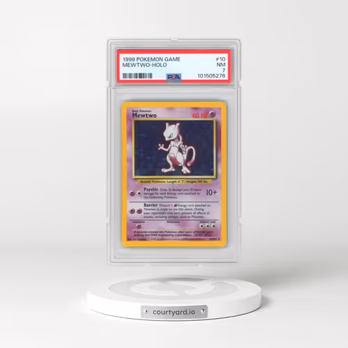1999 Pokémon Game #10 Mewtwo - Holo (PSA 7 NM)