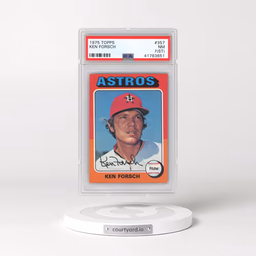 1975 Topps #357 Ken Forsch (PSA 7 NM)
