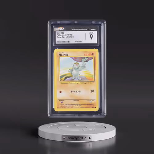 1999 Base Set #52/102 Machop (CGC 9 MINT)