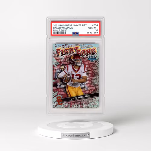 2022 Bowman's Best University Fight Song #FS4 Caleb Williams (PSA 10 GEM MINT)