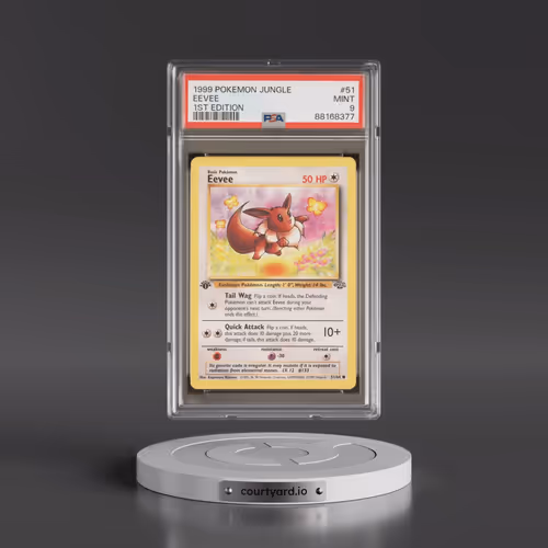 1999 Pokémon Jungle #51 Eevee - 1st Edition (PSA 9 MINT)