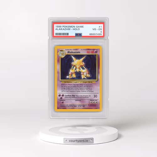 1999 Pokémon Game #1 Alakazam - Holo (PSA 4 VG-EX)