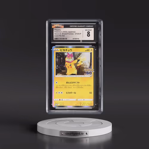 2019 Sword & Shield Promos #272/S-P Pikachu - Card File Set (Holo) (CGC 8 NM-MT)