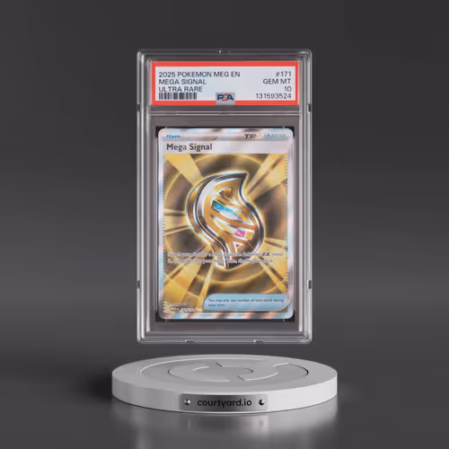 2025 Pokémon Meg EN-Mega Evolution #171 Mega Signal - Ultra Rare (PSA 10 GEM MINT)