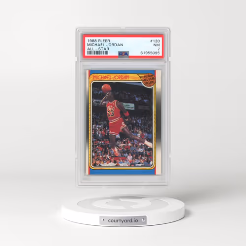 1988 Fleer #120 Michael Jordan - All-Star (PSA 7 NM)