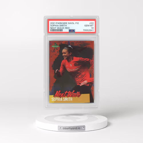 2021 Parkside Nwsl Premier Edition Next Wave #22 Sophia Smith - Red (PSA 10 GEM MINT)