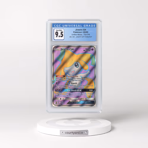 2019 Unified Minds #79a/236 Jirachi GX - Holo Jirachi GX Collection (CGC 10 GEM MINT)