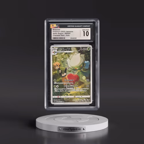 2022 Battle Region #068/067 Roserade - Character Rare Holo (CGC 10 GEM MINT)