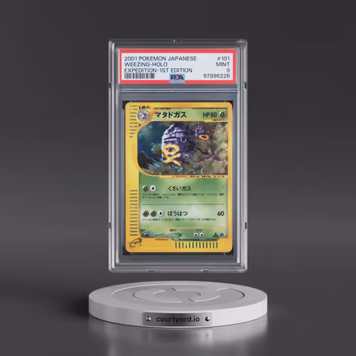 2001 Pokémon Expedition #101 Weezing - 1st Edition Holo (PSA 9 MINT)