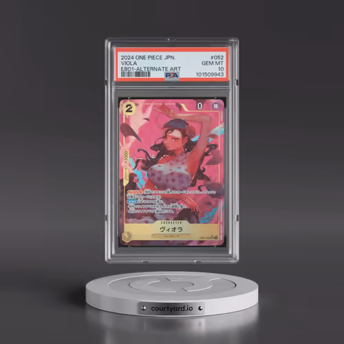 2024 One Piece Japanese EB01-Extra Booster -Memorial Collection #052 Viola - Alternate Art (PSA 10 G