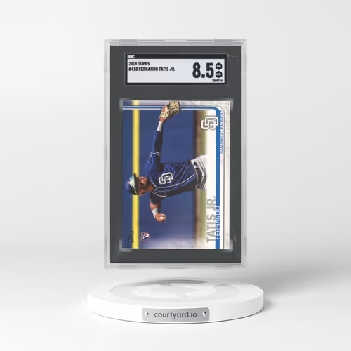 2019 Topps #410 Fernando Tatis Jr. (SGC 8.5 NM-MT+)