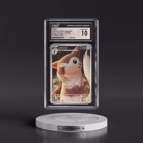 2025 Battle Partners - sv9 #110/100 Furret - Art Rare Holo (CGC 10 GEM MINT)