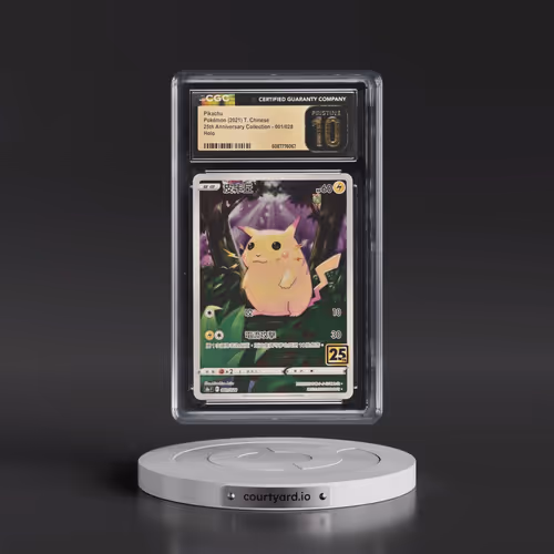 2021 25th Anniversary Collection - S8a F - Traditional #001/028 Pikachu - Holo (CGC 10 PRISTINE)