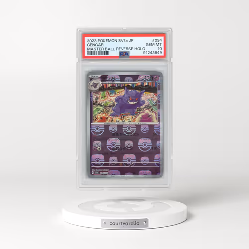 2023 Pokémon Sv2a-Pokemon 151 #094 Gengar - Reverse Holo Master Ball (PSA 10 GEM MINT)