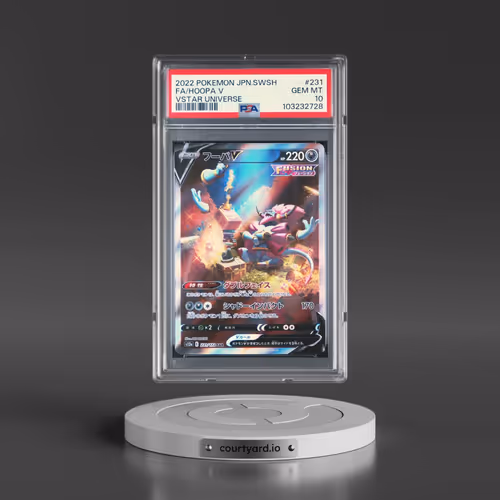 2022 Pokémon Sword & Shield Vstar Universe #231 Hoopa V - Holo Full Art (PSA 10 GEM MINT)