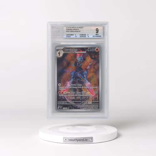 2024 Surging Sparks - SSP EN #197 Ceruledge - Illustration Rare Holo (BGS 9 MINT)