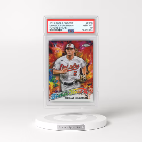 2023 Topps Chrome Future Stars #FS18 Gunnar Henderson (PSA 10 GEM MINT)