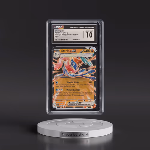 2024 Twilight Masquerade - TWM EN #106/167 Greninja ex - Holo (CGC 10 GEM MINT)