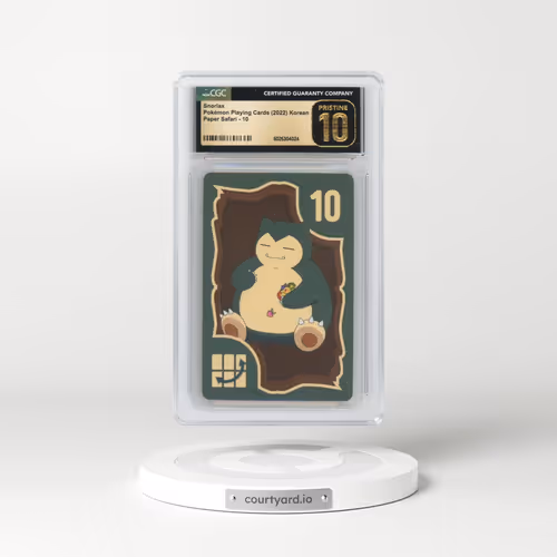 2022 Paper Safari #10 Snorlax (CGC 10 PRISTINE)