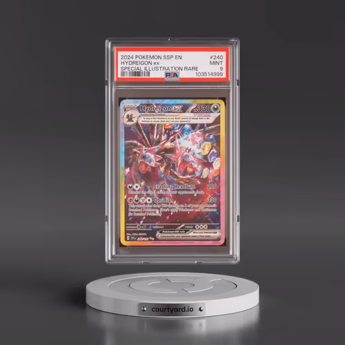 2024 Pokémon Ssp EN-Surging Sparks #240 Hydreigon EX - Holo Special Illustration Rare (PSA 9 MINT)