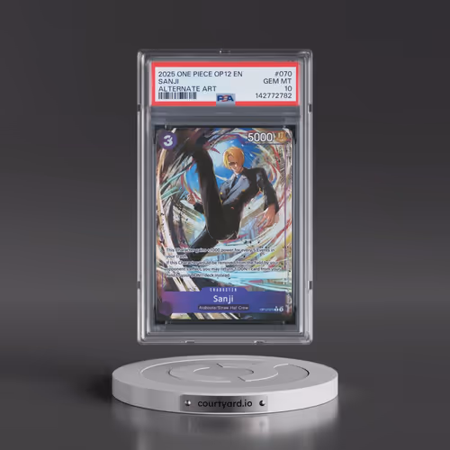 2025 One Piece OP12-Legacy of the Master #070 Sanji - Alternate Art (PSA 10 GEM MINT)