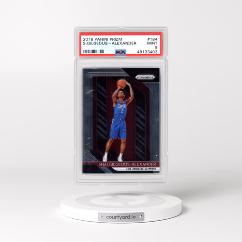 2018 Panini Prizm #184 Shai Gilgeous-Alexander (PSA 9 MINT)