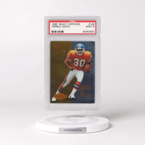 1995 Select Certified #126 Terrell Davis (PSA 9 MINT)
