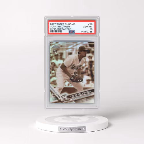 2017 Topps Chrome #79 Cody Bellinger - Sepia Refractor (PSA 10 GEM MINT)