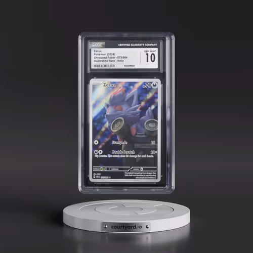 2024 Pokémon Sfa EN-Shrouded Fable #075 Zorua - Illustration Rare (CGC 10 GEM MINT)