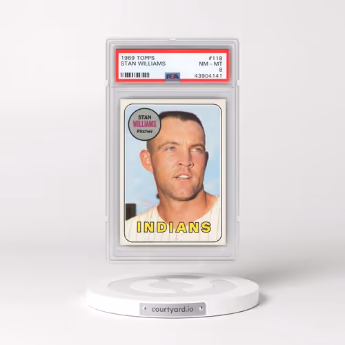 1969 Topps #118 Stan Williams (PSA 8 NM-MT)