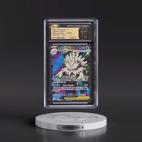 2025 Mega Evolution - MEG EN #157/132 Mega Abomasnow ex - Ultra Rare Holo (CGC 10 PRISTINE)