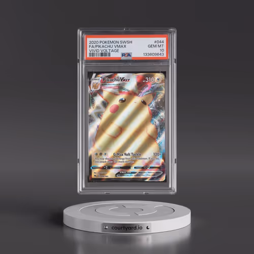 2020 Pokémon Sword & Shield Vivid Voltage #044 Pikachu Vmax - Full Art (PSA 10 GEM MINT)